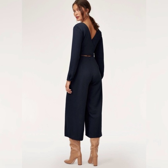 Aritzia Wilfred Jumpsuit. Dark grey. Size 4. Barely worn. Purchased for $212. - Picture 1 of 2